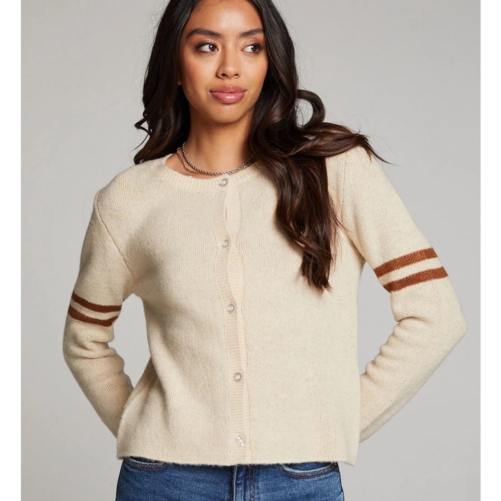 Chaser Yin Yang Heart Cardigan - Picture 2 of 6